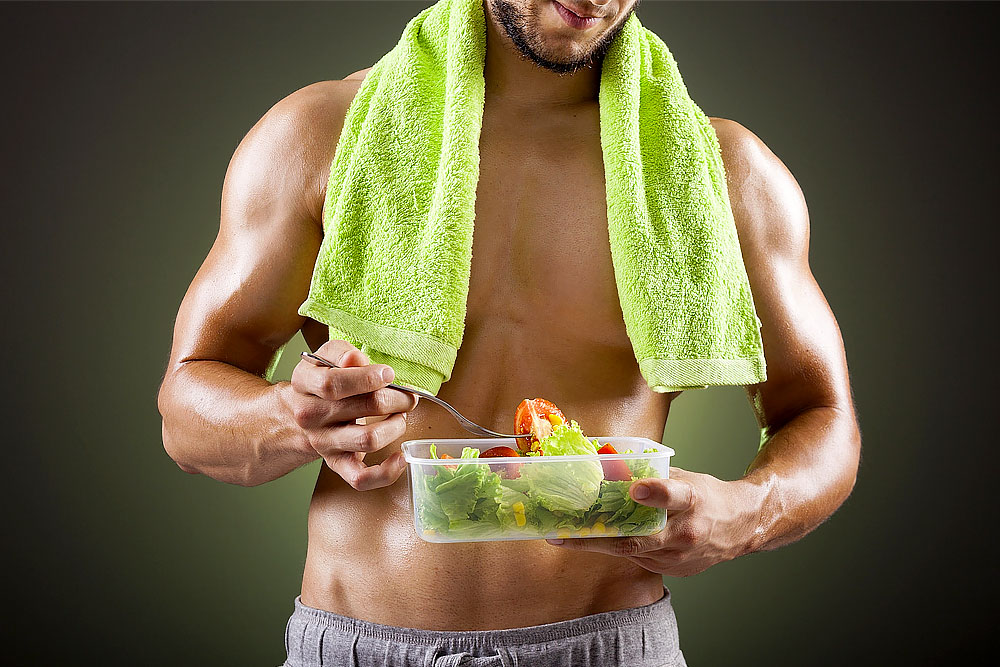 Infographie des aliments sains pour sportifs